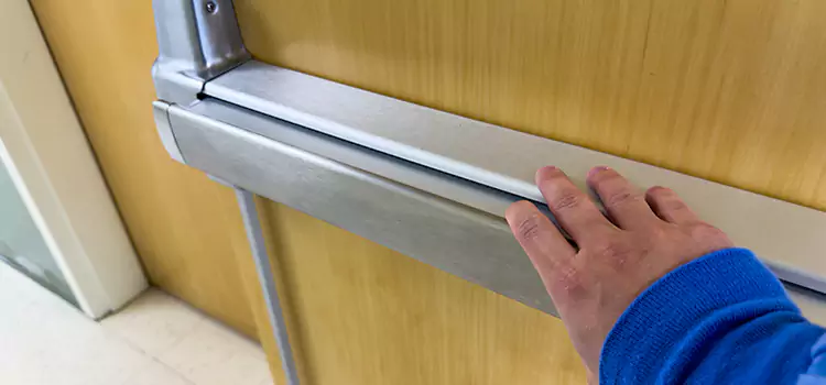 Installing a Push Bar on a Door Paramount